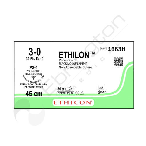 Ethilon Sutures 1663H x 36