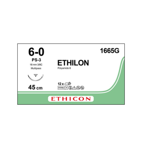 Ethilon Sutures 1665G x 12