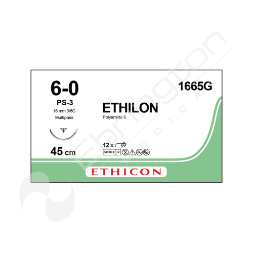 Ethilon Sutures 1665G x 12