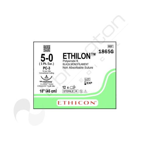 Ethilon Sutures 1865G x 12