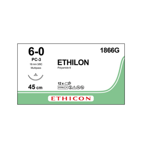 Ethilon Suture 1866G x 12