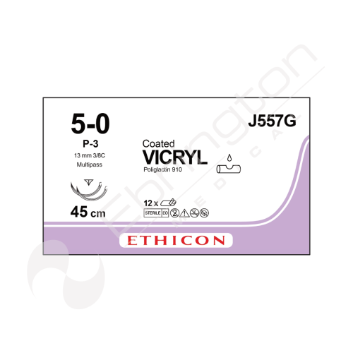 Vicryl Sutures J557G x 12