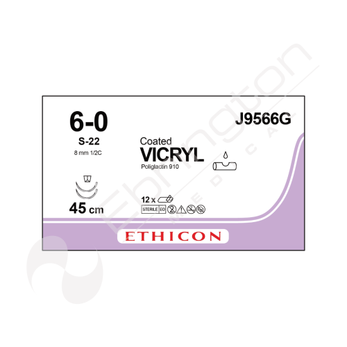 Vicryl Sutures J9566G x 12