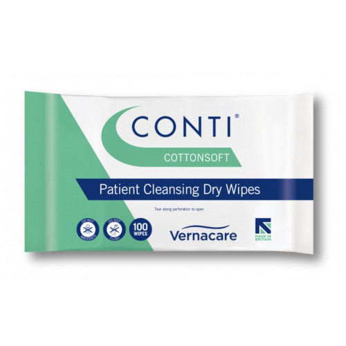 Conti Cottonsoft Dry Wipes x 100