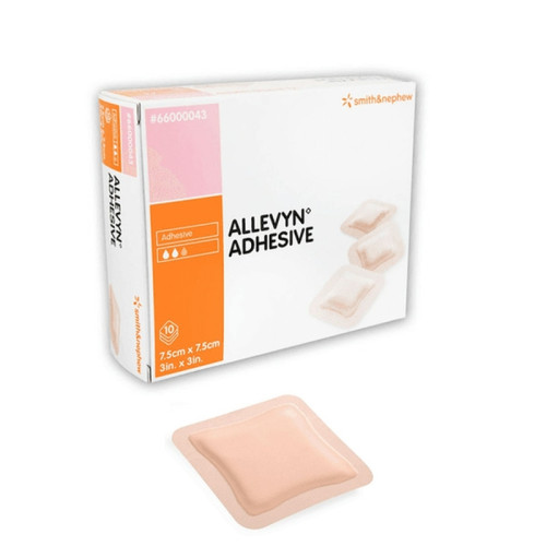 Allevyn Adhesive 7.5x7.5cm x 10