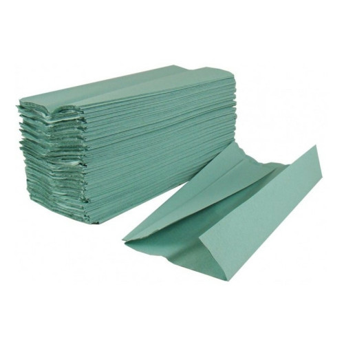 1 ply Green C-Fold Paper Towels x 2430