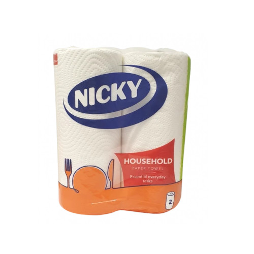 2 ply White Kitchen Roll x 2 rolls