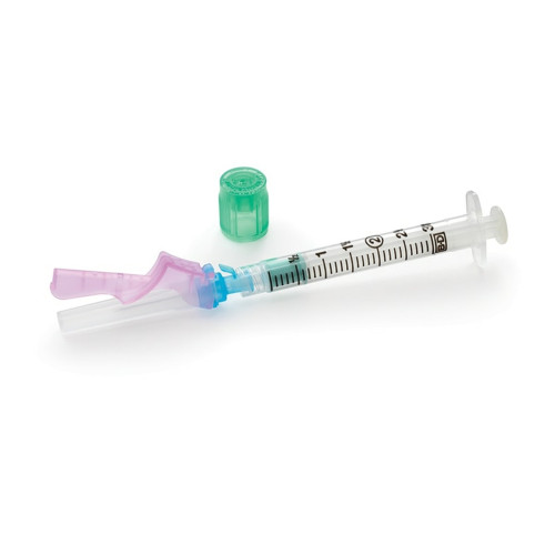 BD Preset Blood Gas Syringes with Safety Needle 25g x 100