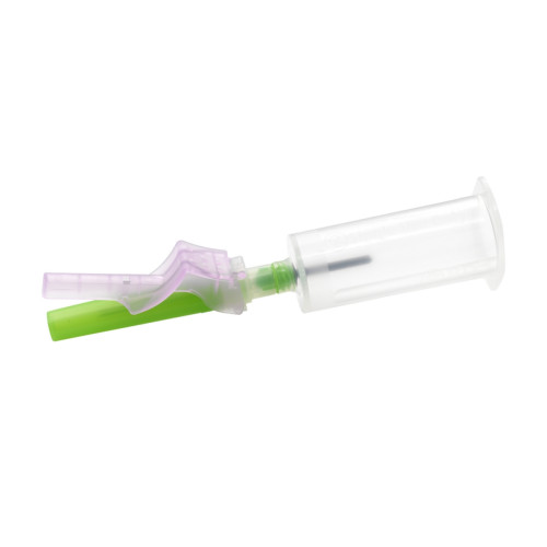 Eclipse Vacutainer Blood Collection Needles with Pre-attached Holder - Green - 21g x 32mm x 100