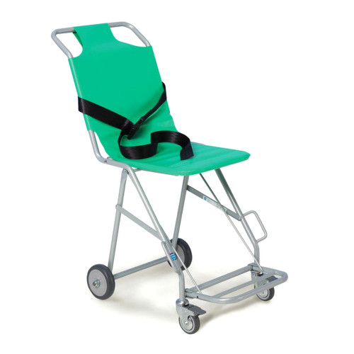 Transit Chair with 4 wheels, brake and footrest