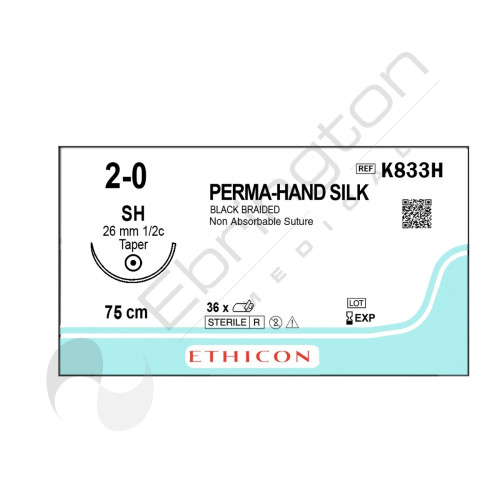 Perma-Hand Silk Sutures K833H x 36