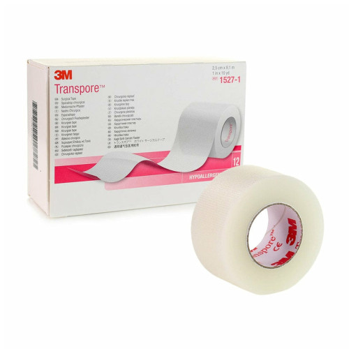 Transpore Clear Tape 2.5 x 9.1cm - Box of 12