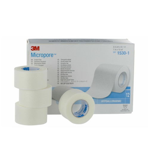 Micropore Tape 2.5cm x 12 rolls