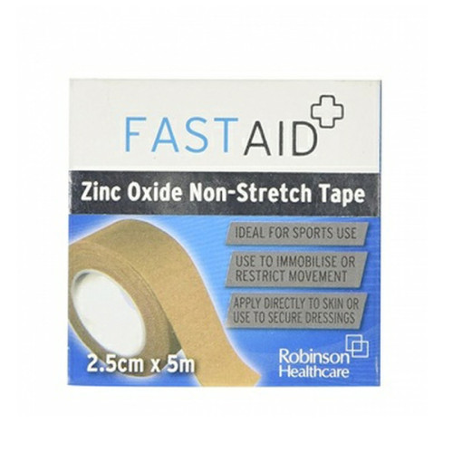 Fastaid Strapping Zinc Oxide 2.5cmx5m