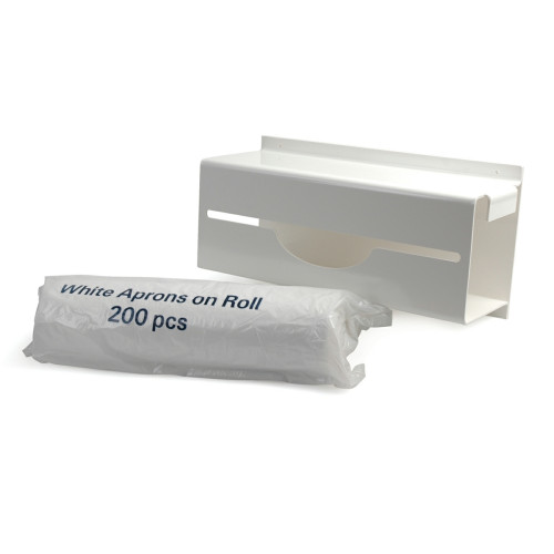 Dispenser for Aprons on a Roll