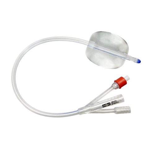 3-Way Silicone Catheter with 50ml Balloon - 18CH x 12