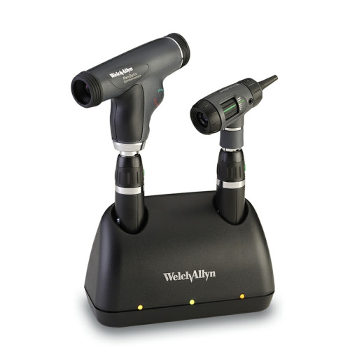 Welch Allyn 3.5v PanOptic Prestige Desk Set with Lithium-Ion Handles