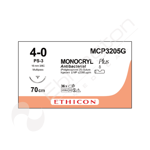 Monocryl Plus Sutures MCP3205G x 12