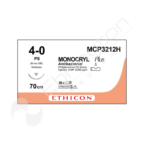 Monocryl Plus Sutures MCP3212H x 36