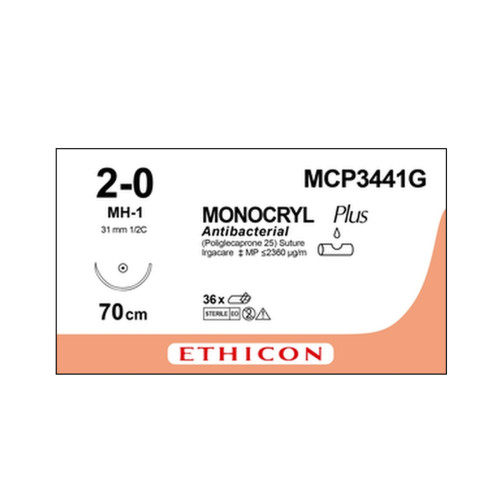 Monocryl Plus Sutures MCP3441G x 12