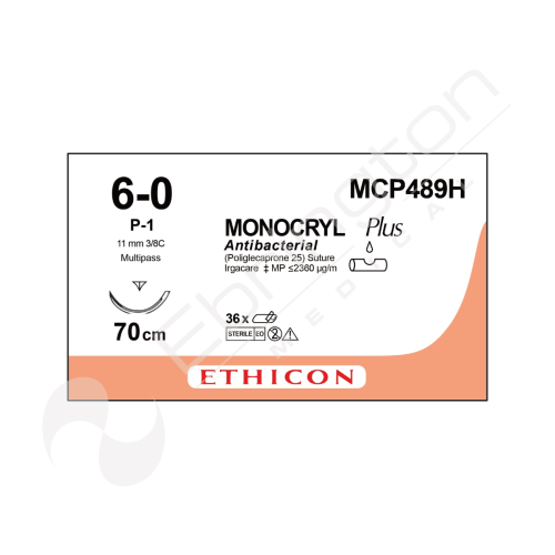 Monocryl Plus Sutures MCP489H x 36