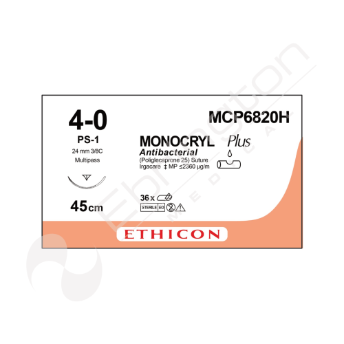 Monocryl Plus Sutures MCP6820H x 36