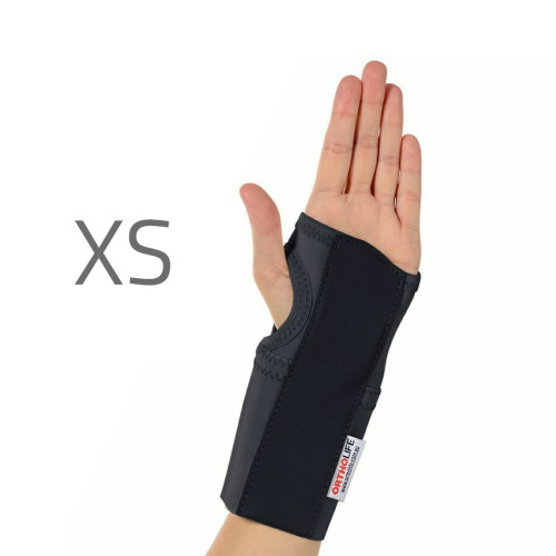 Wrist Brace with Splint - Extra Small Left