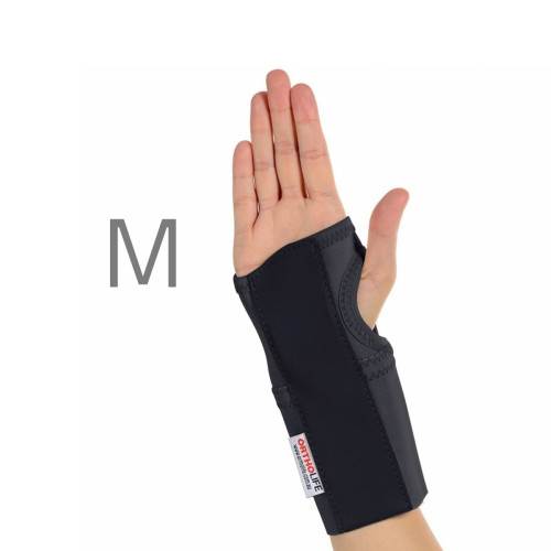 Wrist Brace with Splint - Medium Right