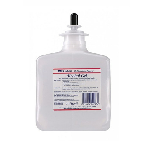 Deb Cutan Hand Sanitiser Gel - 1 Litre Cartridge