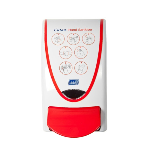 Deb Cutan Hand Sanitiser Dispenser - Red