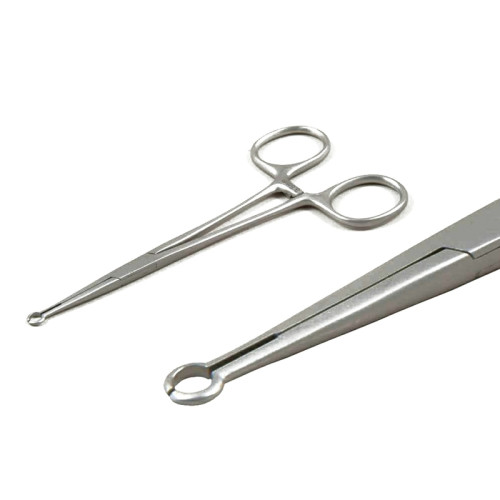 Vasectomy (NSV) Ringed Forceps 14.5cm (6")