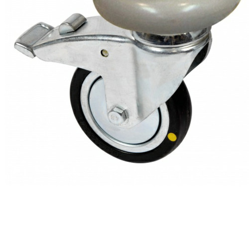 4 Anti-Static Braked Castors for Vista Trolleys (2 front braked)