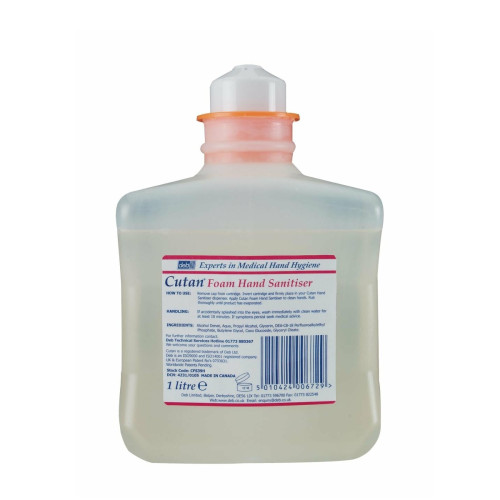 Deb Cutan Foam Hand Sanitiser - 1 Litre Cartridge