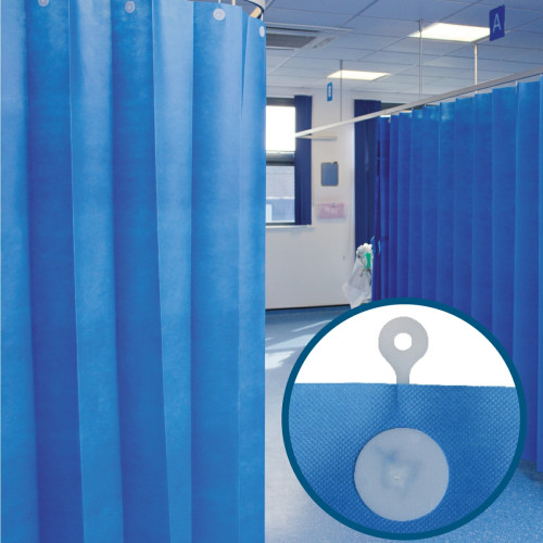 Universal-Fit Disposable Cubicle Curtain - Long - 7.5m