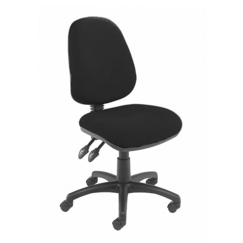 Gas Lift Chair - InterVene Anti-bacterial Fabric - Black