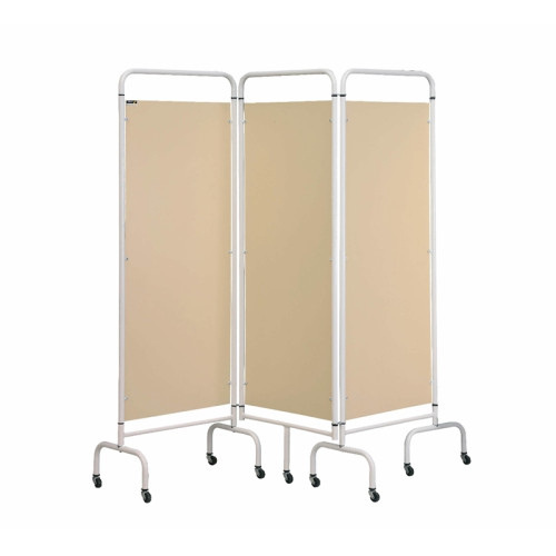 Sunflower Three Panel Ward Screen - Beige