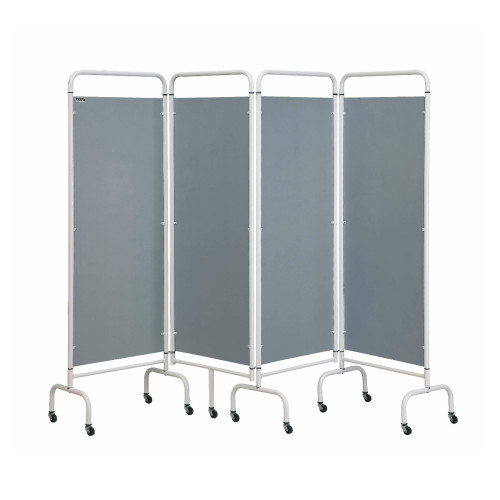 Sunflower Four Panel Ward Screen - Silver