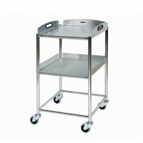 Surgical Trolley 46cm with 2 Stainless Steel Trays