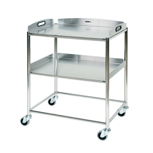 Surgical Trolley 66cm with 2 Stainless Steel Trays