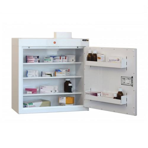 Medicine Cabinet MC3 - 3 Shelves, 2 Door Trays, 1 Door