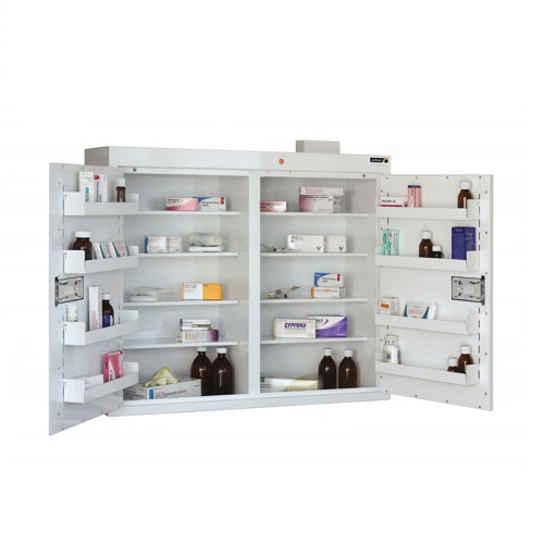 Controlled Drug Cabinet CDC27 - 8 Shelves, 8 Door Trays, 2 Doors