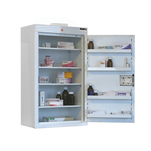 Controlled Drug Cabinet CDC28 - 4 Shelves, 4 Door Trays, 1 Door