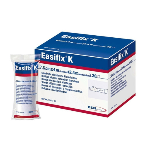 Easifix K Dressing Retention Bandage - 7.5cm x 4m x 20