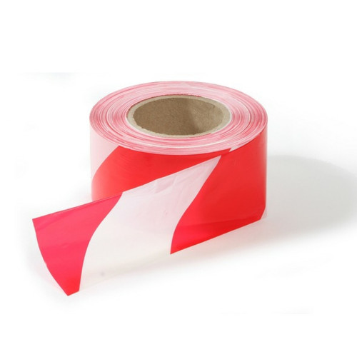 Red/White Barrier Tape - 10m roll