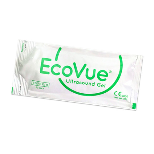 EcoVue Ultrasound Gel 20g Sterile Sachets x 100