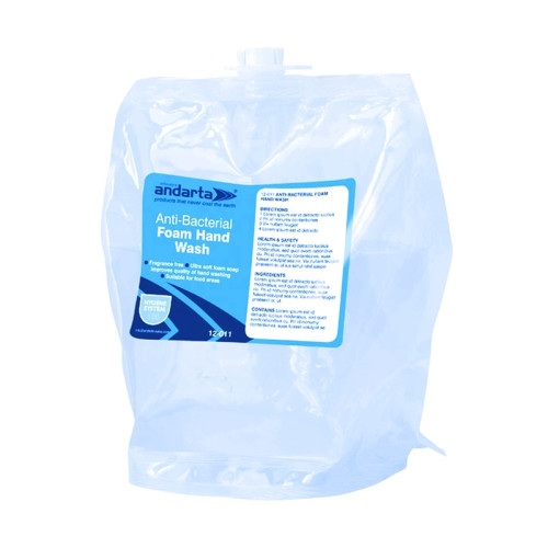 Andarta System 300 Anti-Bac Hand Wash - 800ml Pouch x 6