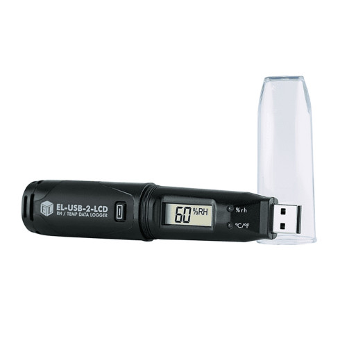 Advanced Temperature, Humidity & Dew Point Data Logger with LCD Display