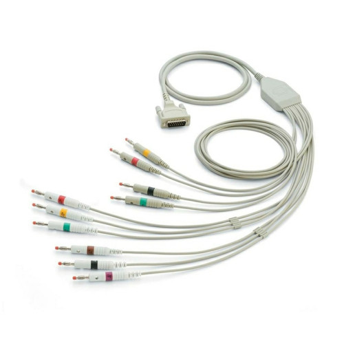 Replacement Patient Lead Cable for ECG Machines