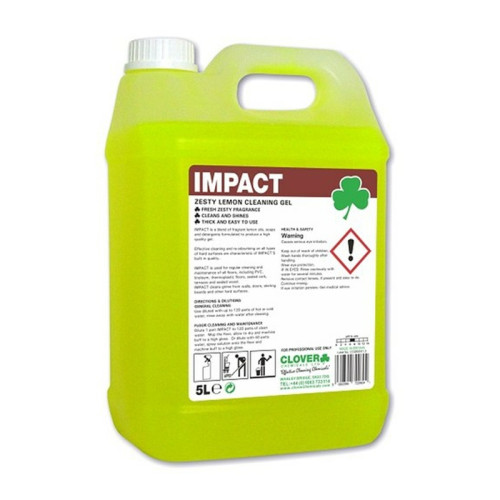 Impact Zesty Lemon Gel Floor Cleaner - 5 Litres