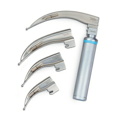 Laryngoscope 4 Blade Set in Carry Bag